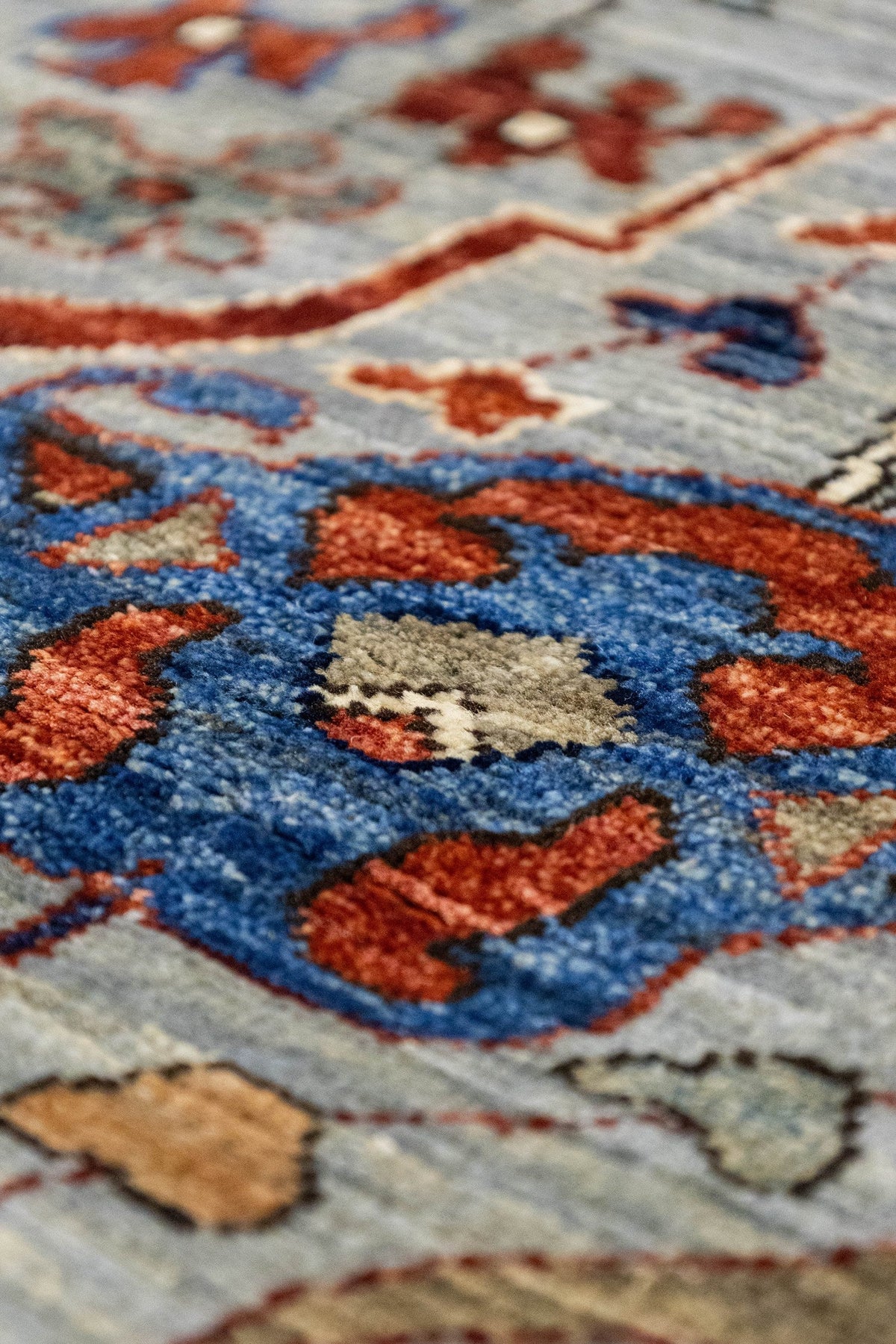 Arabesque Bijar Handwoven Tribal Rug, J86219