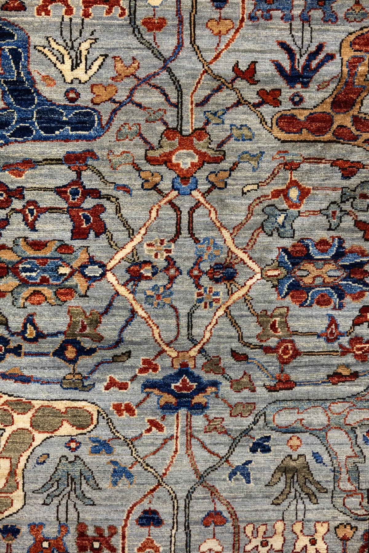 Arabesque Bijar Handwoven Tribal Rug, J86219