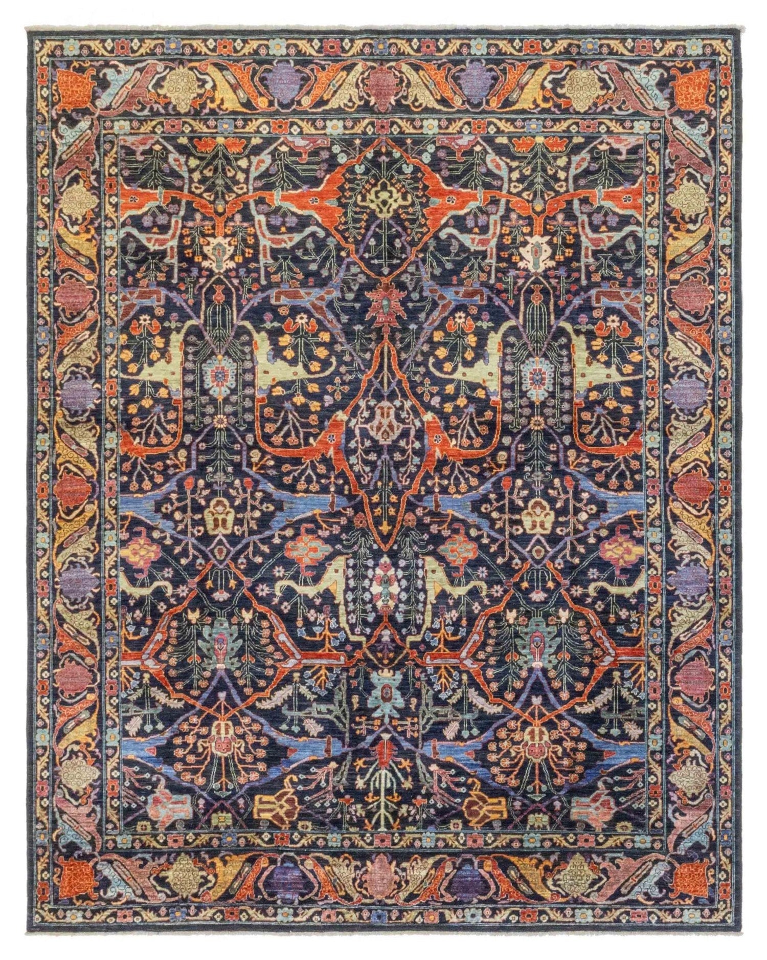 Arabesque Handwoven Tribal Rug | Landry & Arcari – Landry & Arcari Rugs ...
