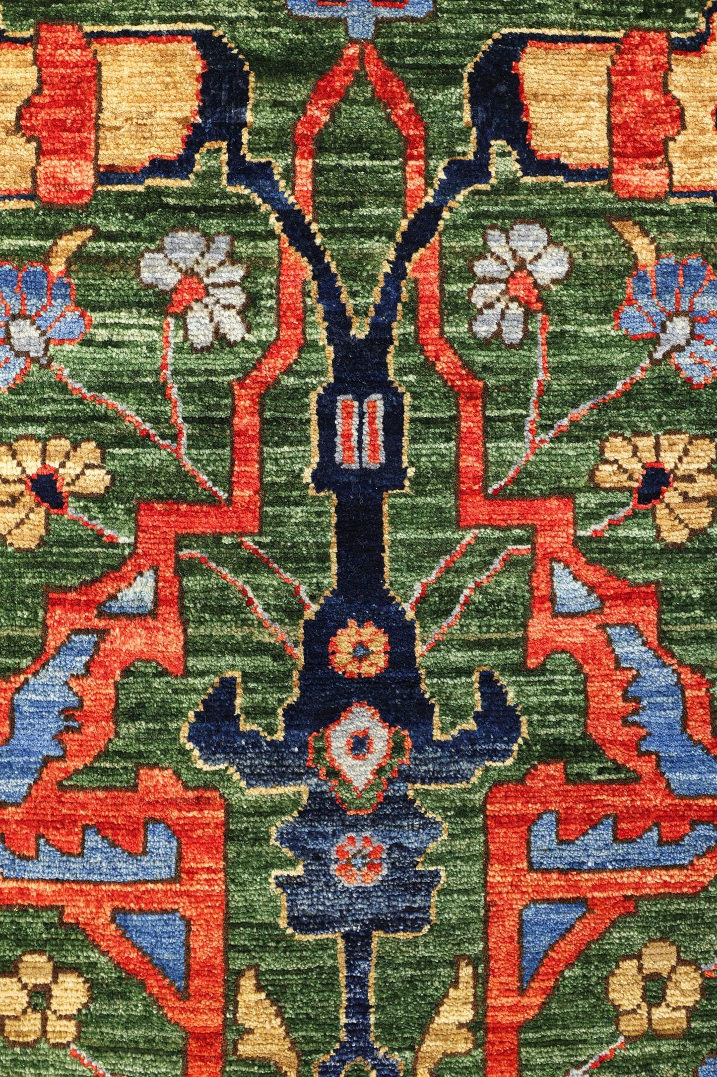 Arabesque Handwoven Tribal Rug, J79645
