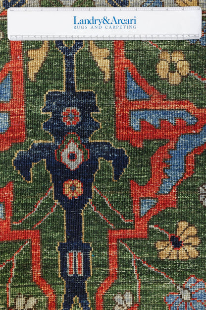 Arabesque Handwoven Tribal Rug, J79645