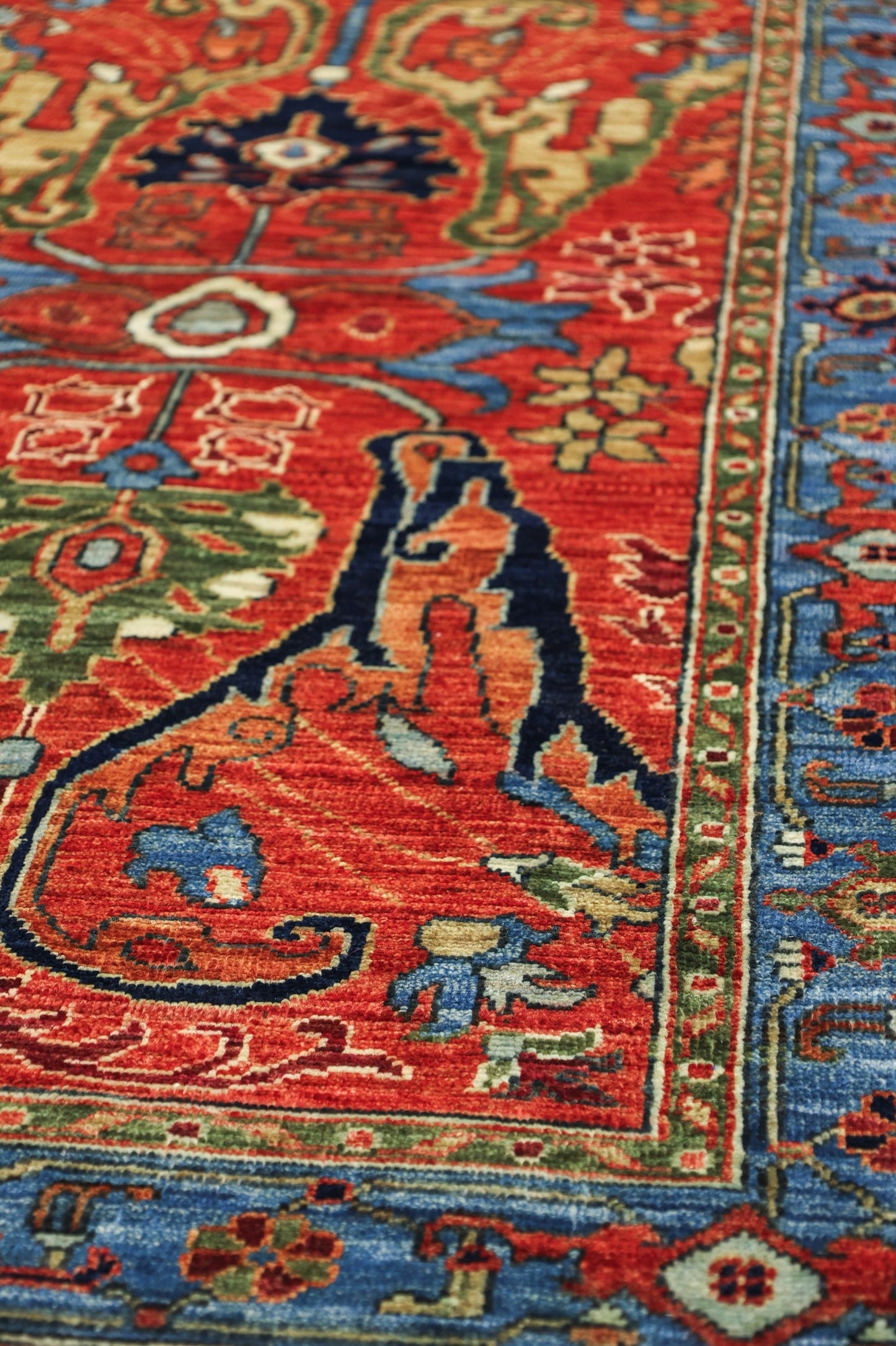 Arabesque Handwoven Tribal Rug, J79801