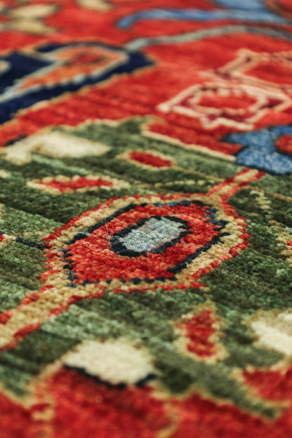 Arabesque Handwoven Tribal Rug, J79801