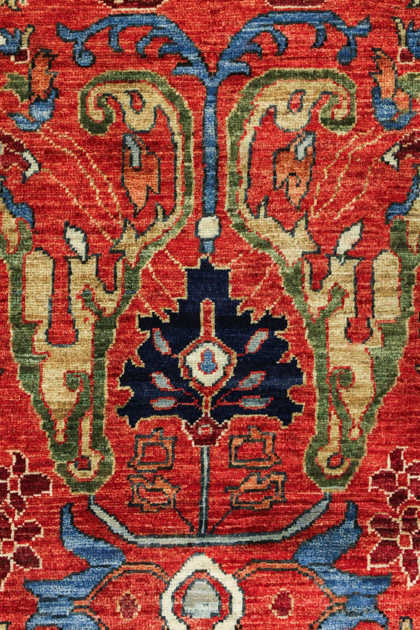 Arabesque Handwoven Tribal Rug, J79801
