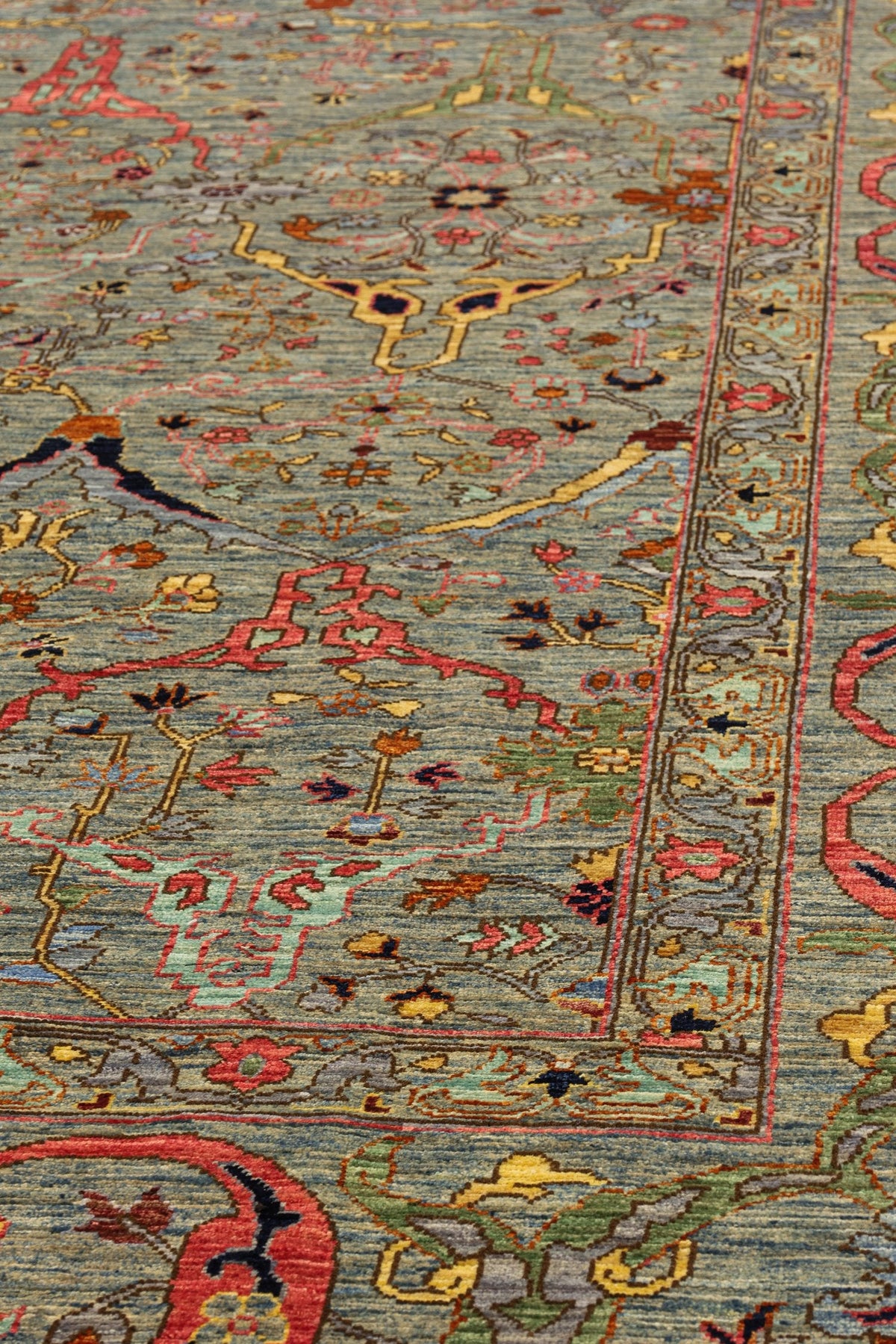 Arabesque Handwoven Tribal Rug, J81042