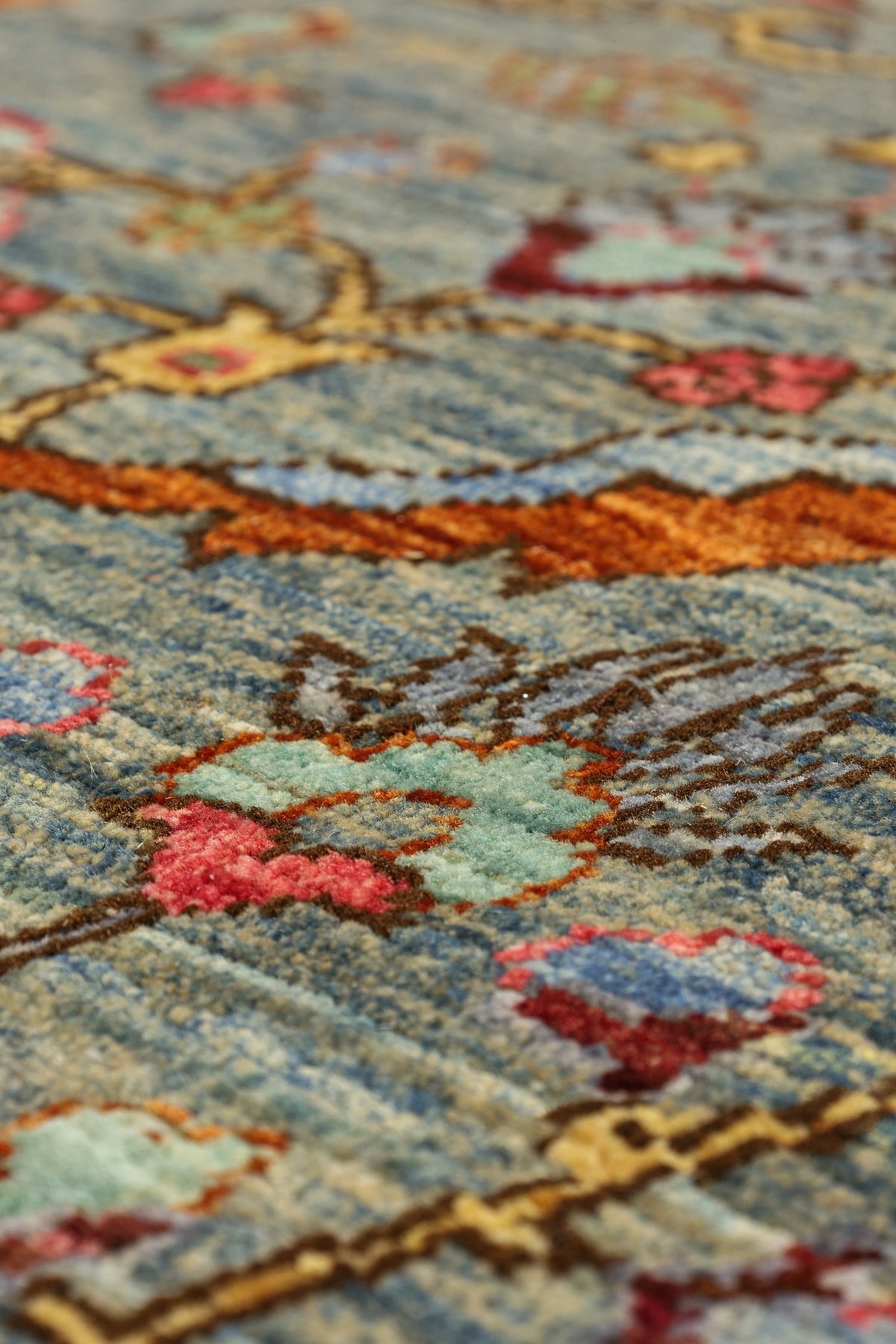 Arabesque Handwoven Tribal Rug, J81042