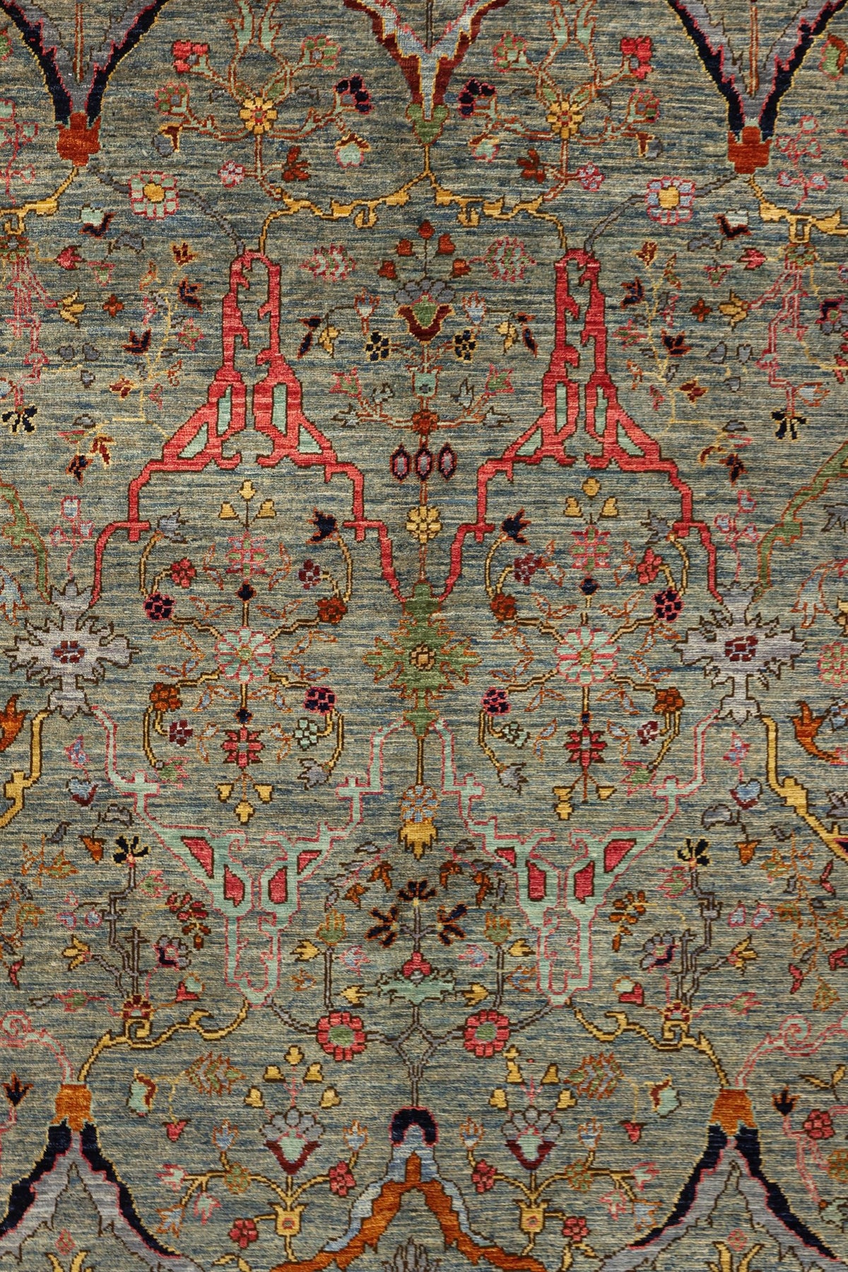 Arabesque Handwoven Tribal Rug, J81042