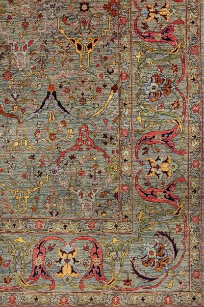 Arabesque Handwoven Tribal Rug, J81042