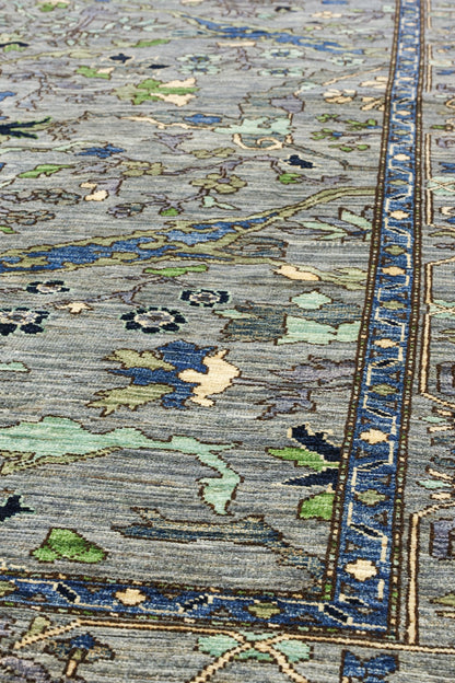 Arabesque Handwoven Tribal Rug, J81045