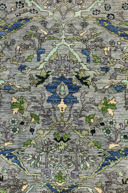 Arabesque Handwoven Tribal Rug, J81045