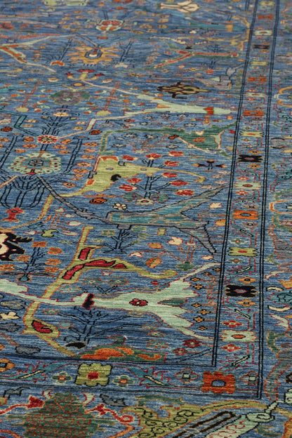 Arabesque Handwoven Tribal Rug, J81059
