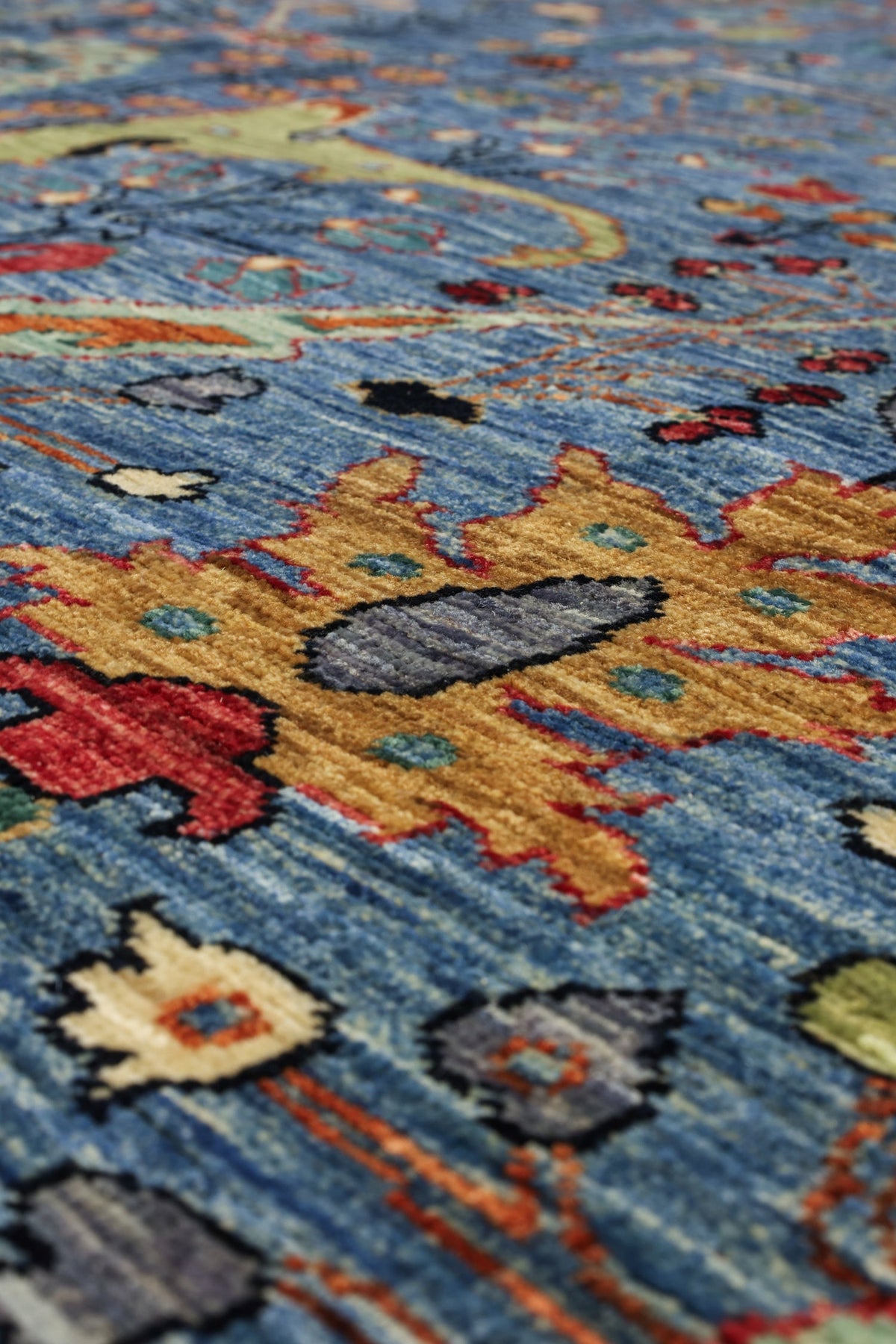 Arabesque Handwoven Tribal Rug, J81059