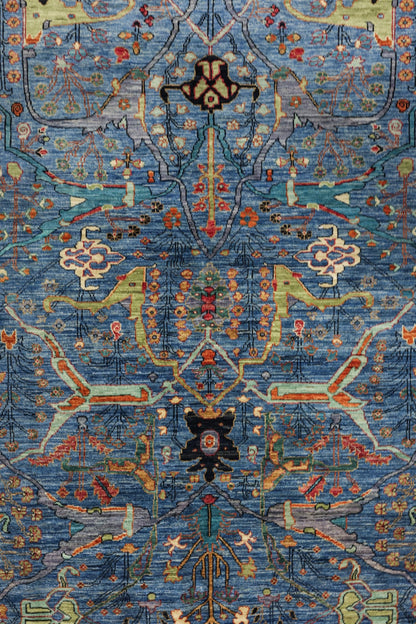 Arabesque Handwoven Tribal Rug, J81059