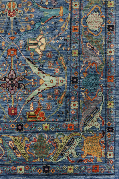 Arabesque Handwoven Tribal Rug, J81059