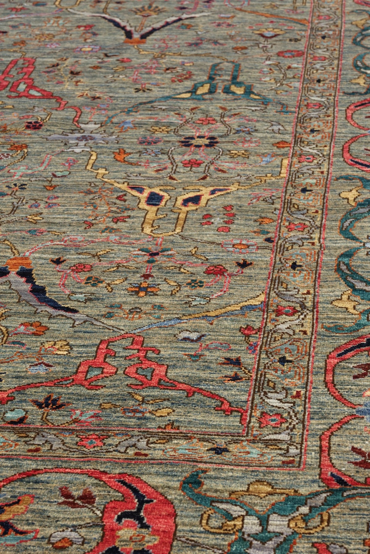 Arabesque Handwoven Tribal Rug, J81063