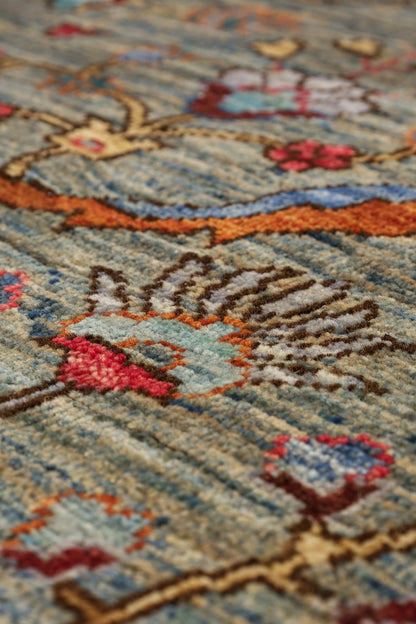 Arabesque Handwoven Tribal Rug, J81063