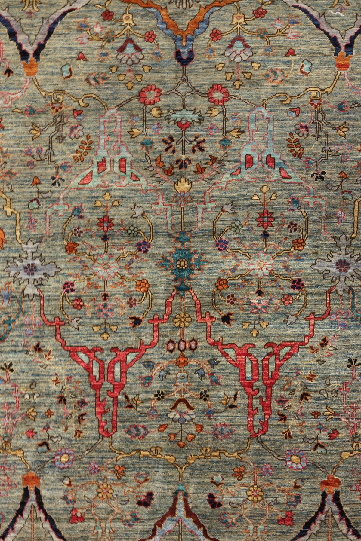 Arabesque Handwoven Tribal Rug, J81063