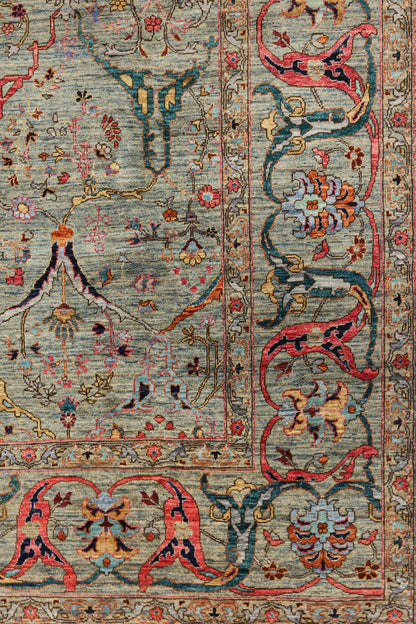 Arabesque Handwoven Tribal Rug, J81063