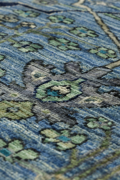 Arabesque Handwoven Tribal Rug, J81070