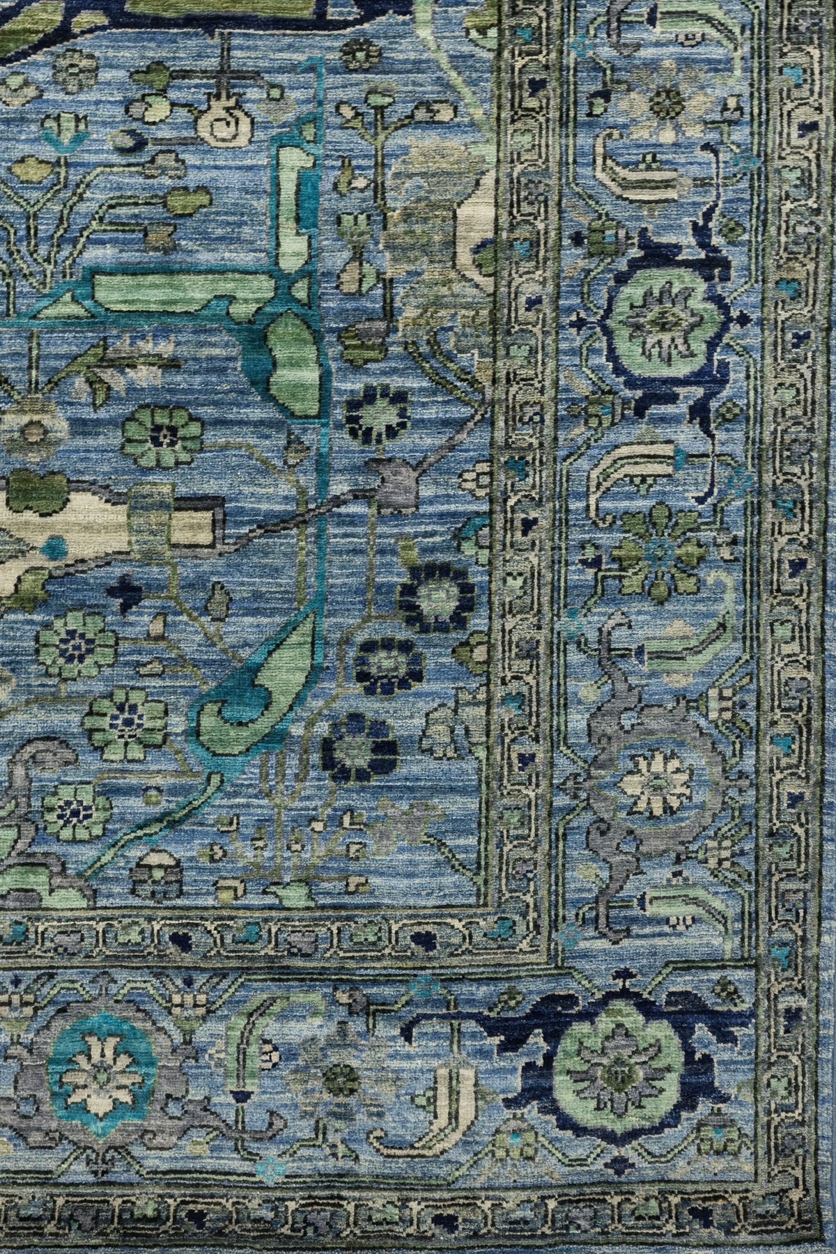 Arabesque Handwoven Tribal Rug, J81070
