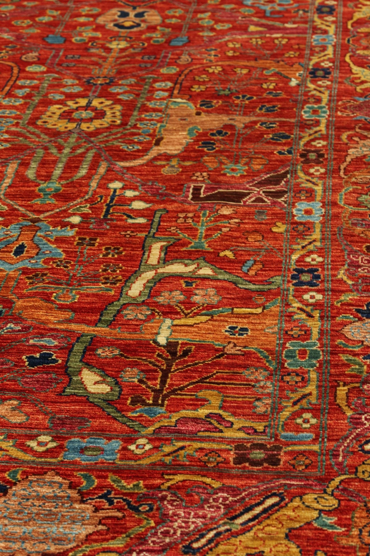 Arabesque Handwoven Tribal Rug, J81080