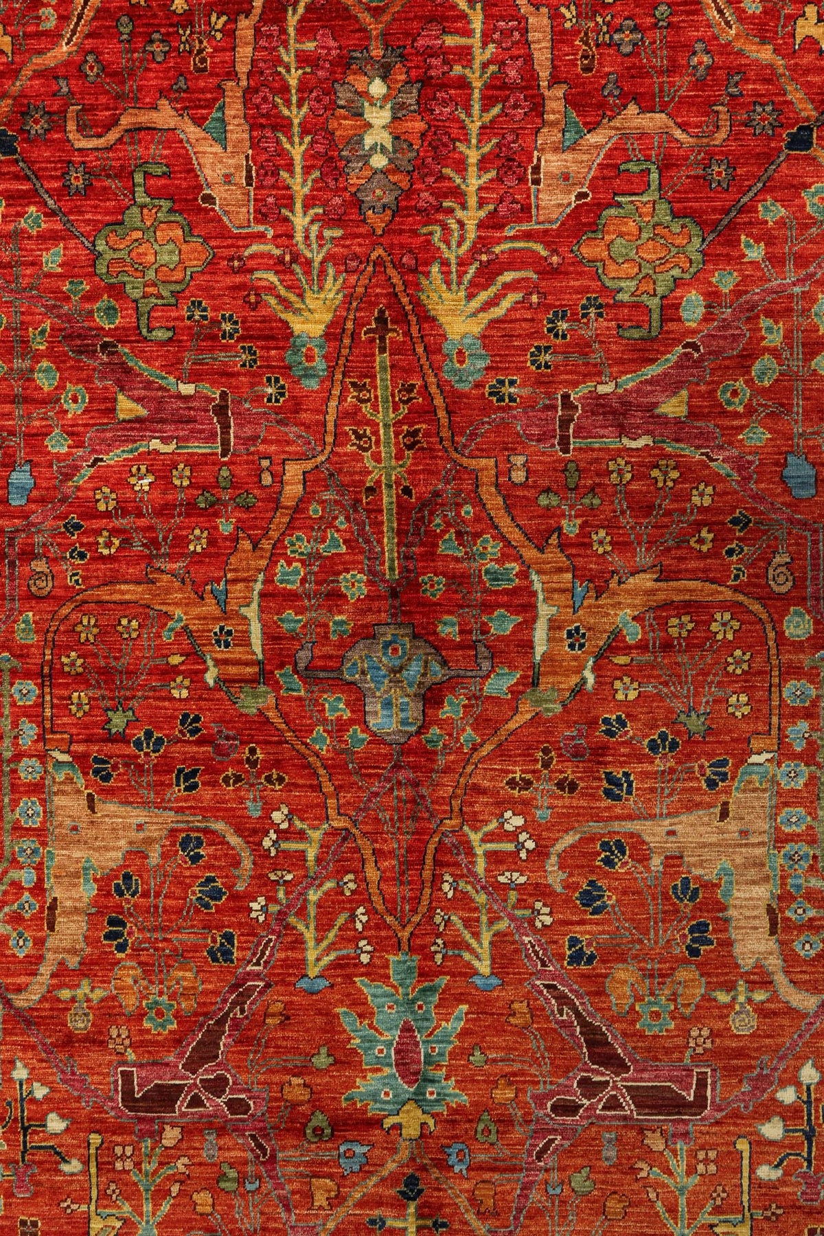Arabesque Handwoven Tribal Rug, J81080