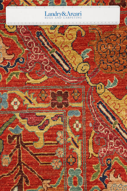 Arabesque Handwoven Tribal Rug, J81080