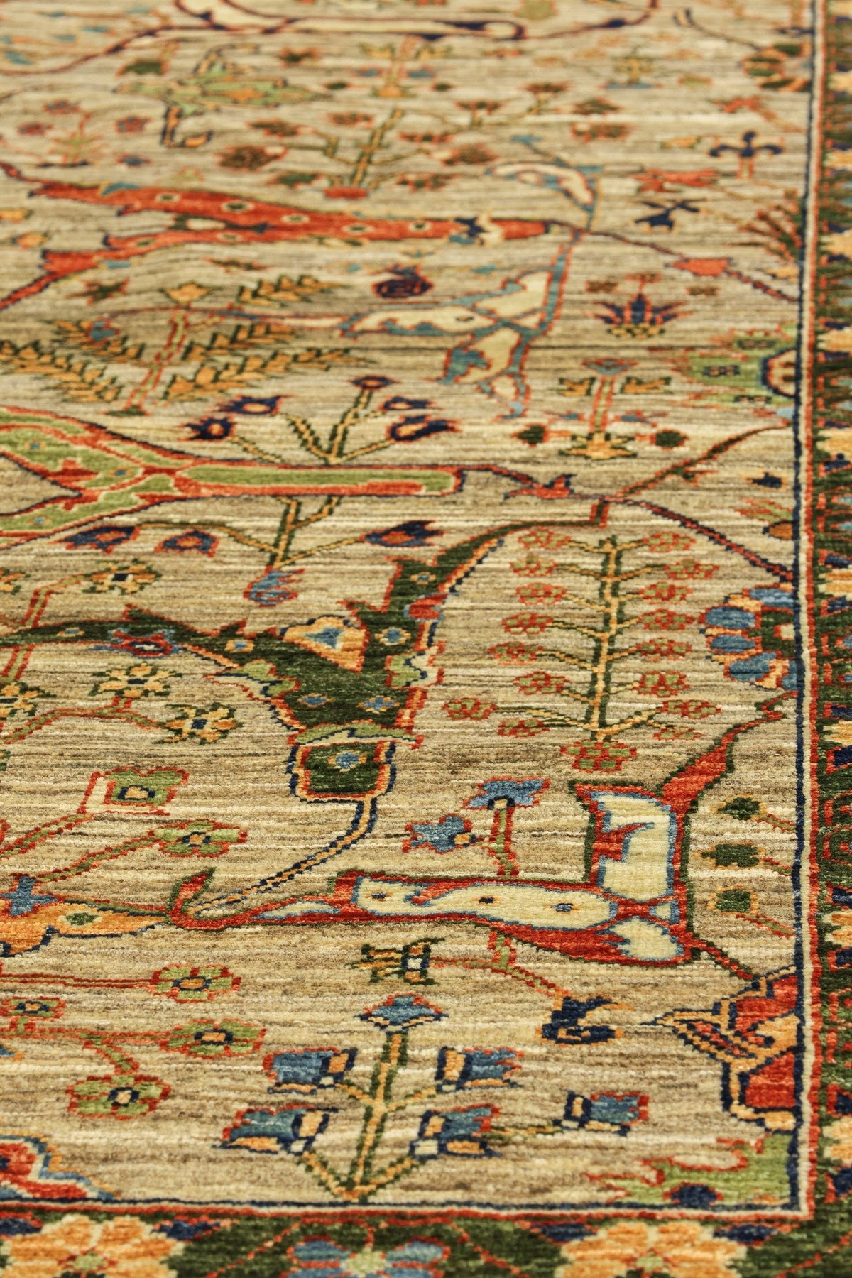 Arabesque Handwoven Tribal Rug, J81084