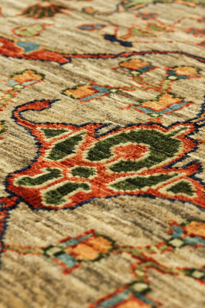 Arabesque Handwoven Tribal Rug, J81084
