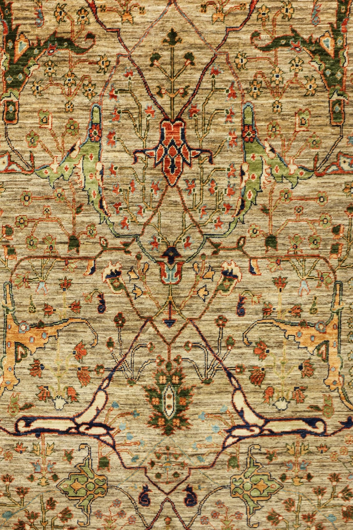 Arabesque Handwoven Tribal Rug, J81084