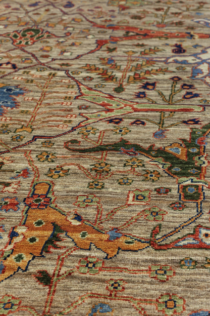 Arabesque Handwoven Tribal Rug, J81089
