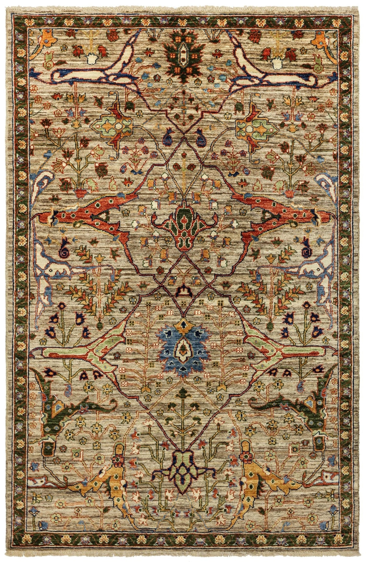 Arabesque Handwoven Tribal Rug