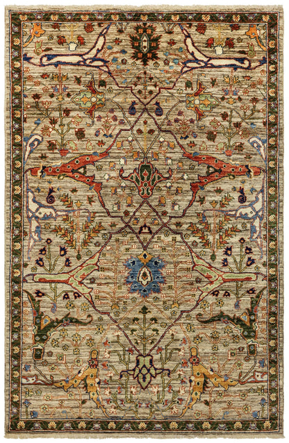 Arabesque Handwoven Tribal Rug