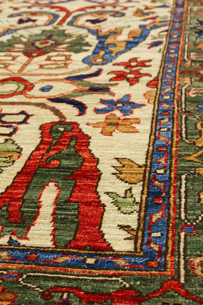Arabesque Handwoven Tribal Rug, J81092