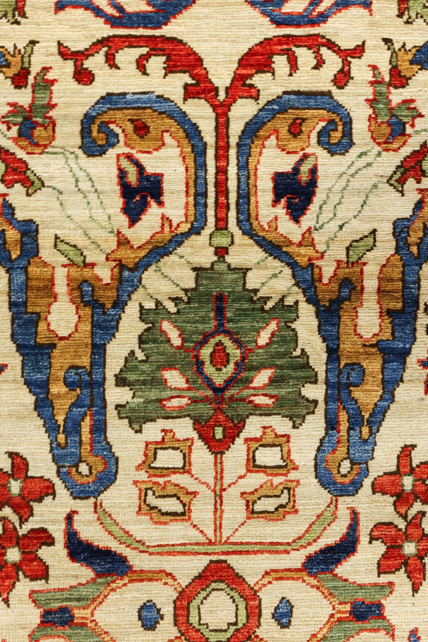 Arabesque Handwoven Tribal Rug, J81092