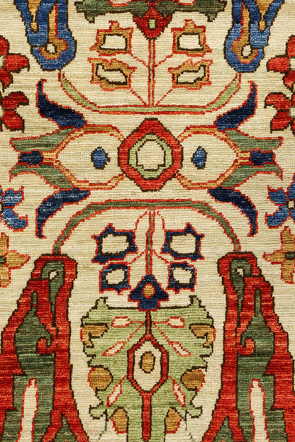 Arabesque Handwoven Tribal Rug, J81092