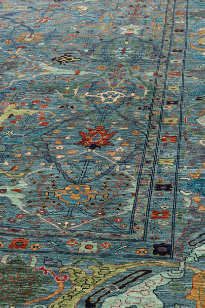 Arabesque Handwoven Tribal Rug, J81098