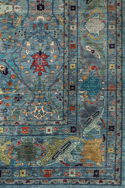 Arabesque Handwoven Tribal Rug, J81098