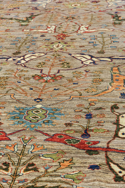 Arabesque Handwoven Tribal Rug, J81103
