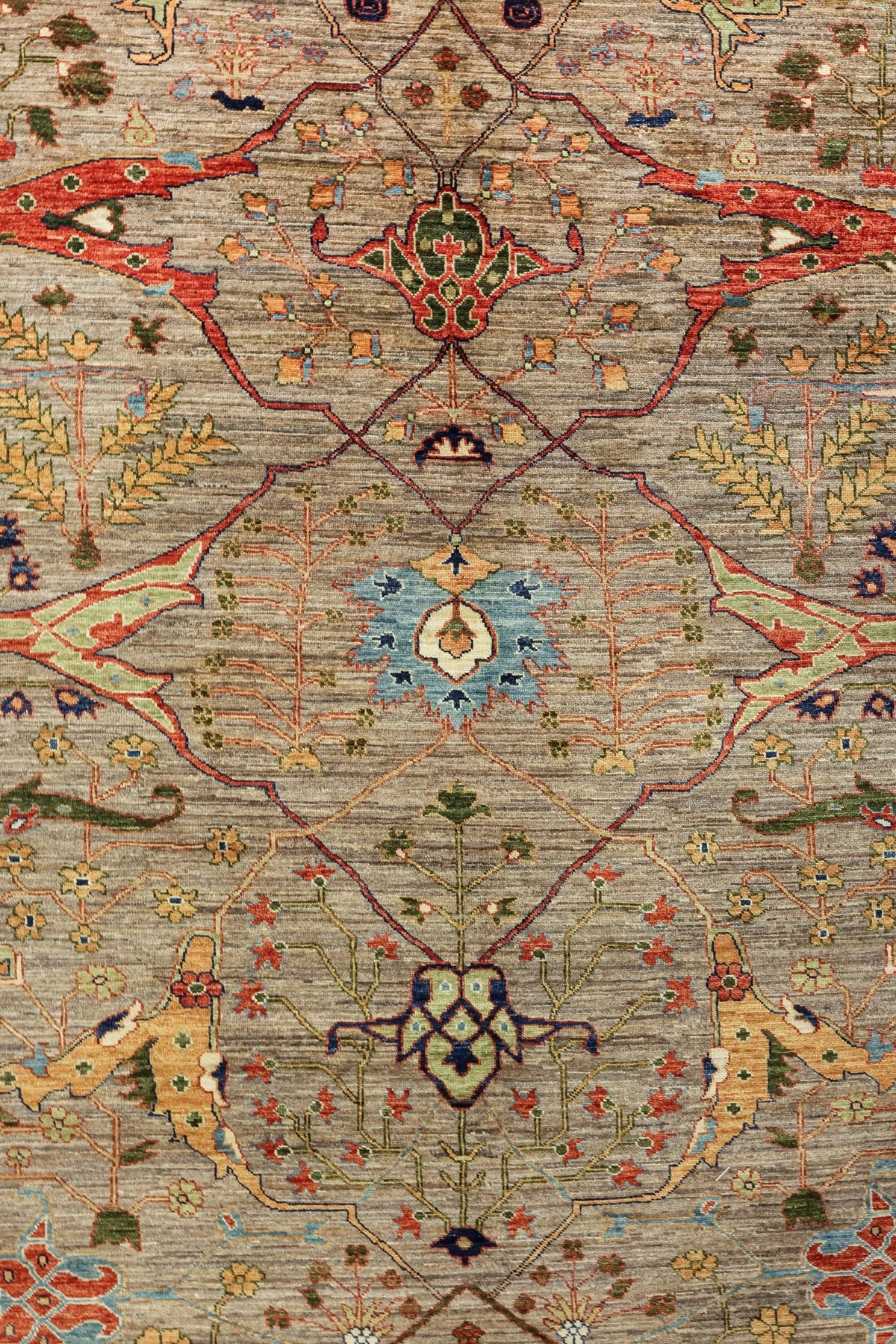 Arabesque Handwoven Tribal Rug, J81103