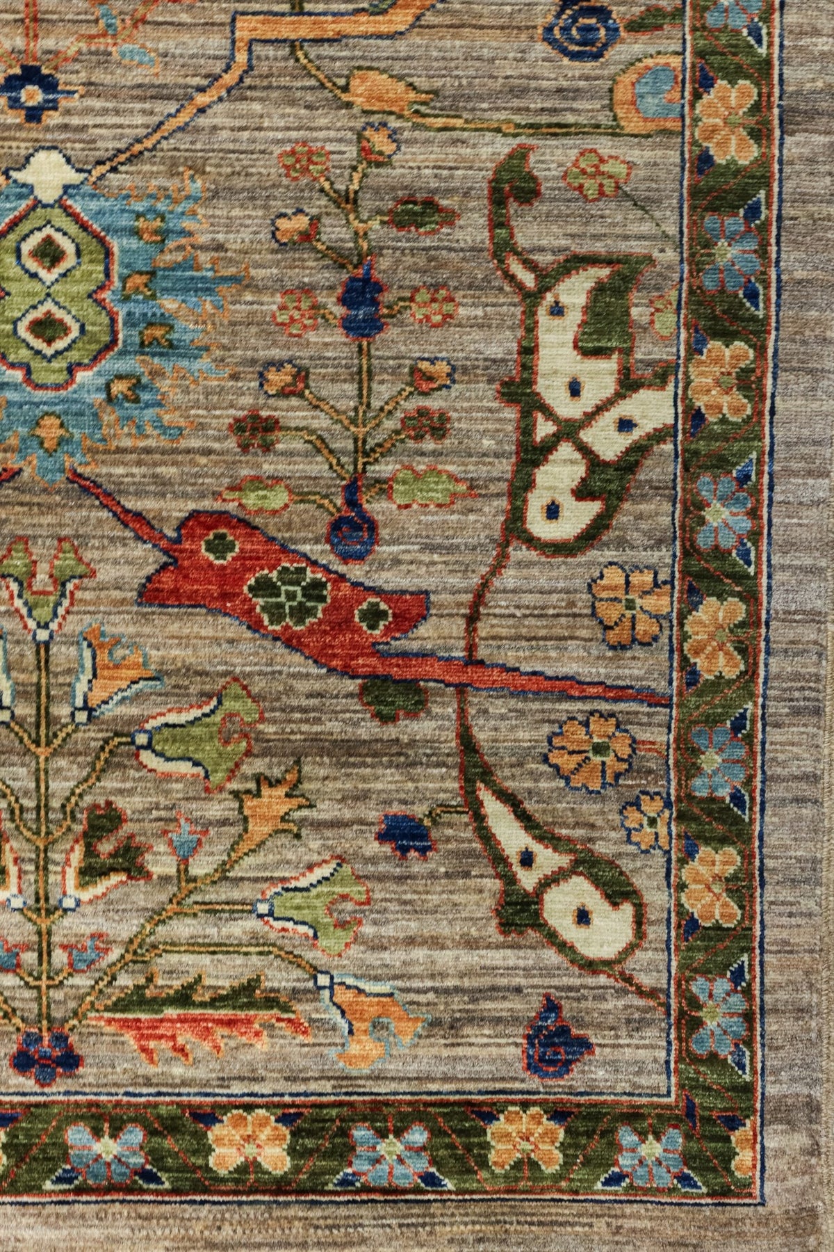 Arabesque Handwoven Tribal Rug, J81103