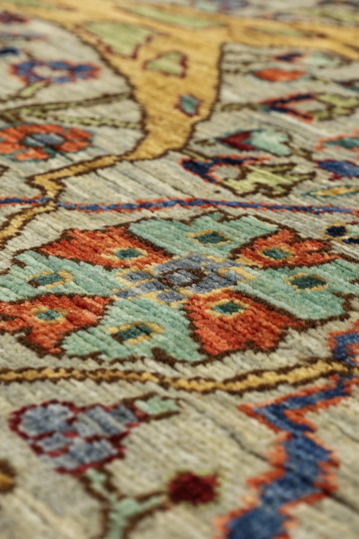 Arabesque Handwoven Tribal Rug, J81107