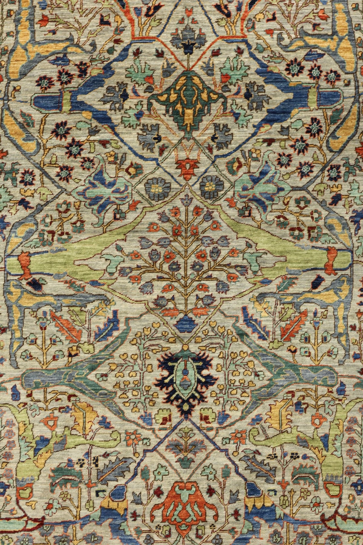 Arabesque Handwoven Tribal Rug, J81107