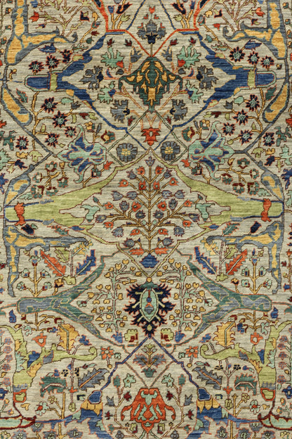 Arabesque Handwoven Tribal Rug, J81107