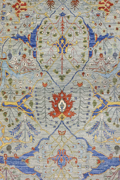 Arabesque Handwoven Tribal Rug, J81398