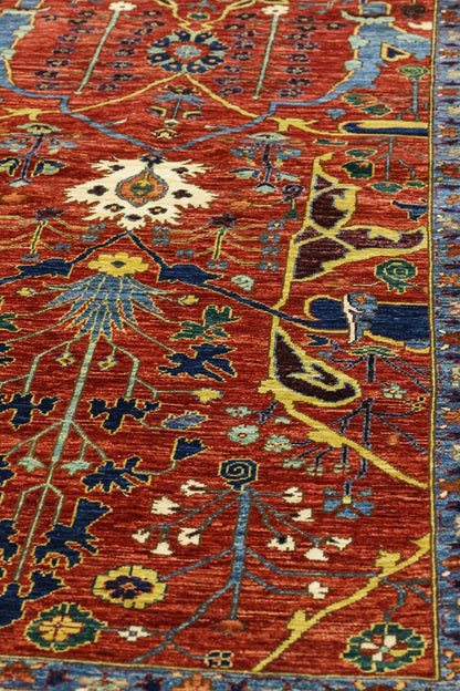 Arabesque Handwoven Tribal Rug, J81401