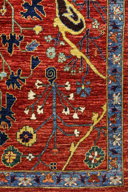 Arabesque Handwoven Tribal Rug, J81401