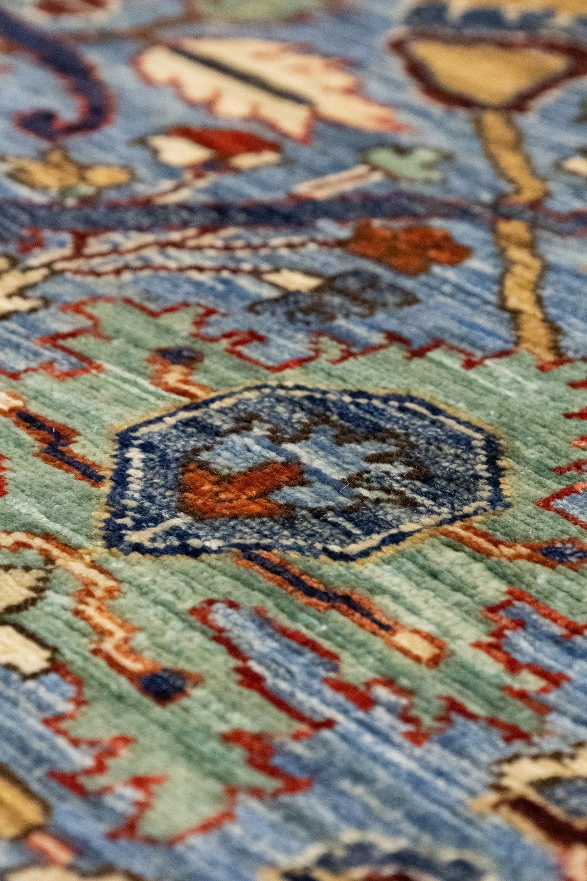 Arabesque Handwoven Tribal Rug, J86068