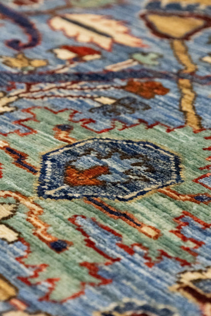 Arabesque Handwoven Tribal Rug, J86068