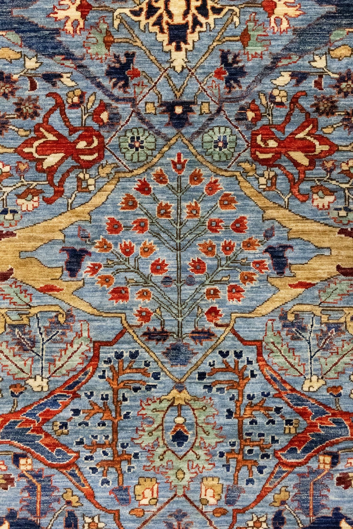 Arabesque Handwoven Tribal Rug, J86068